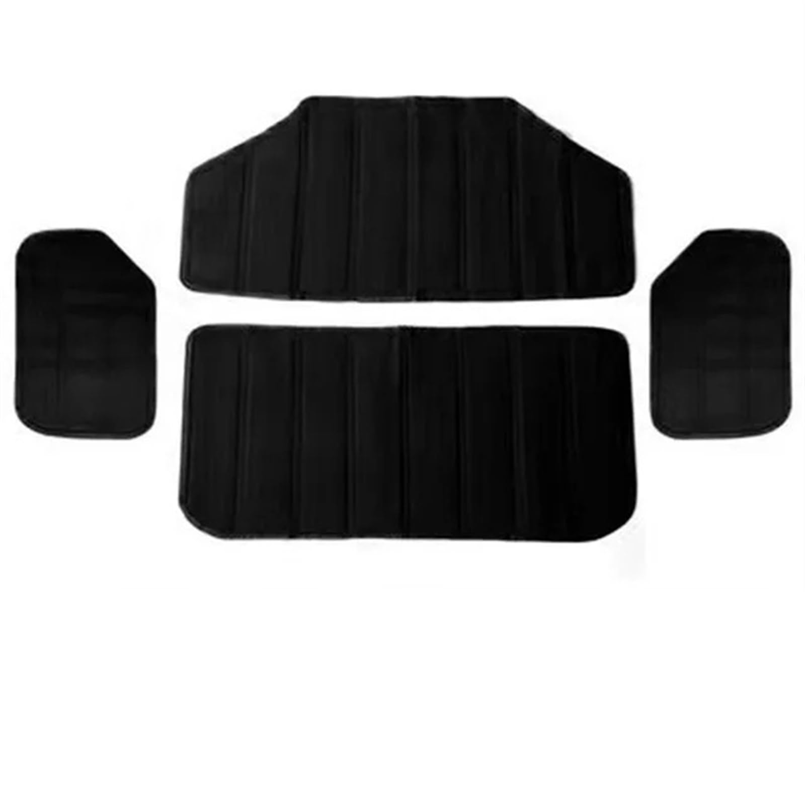 ZAPYVET Schalldämmendes Pad, for Jeep, for Wrangler JK 12–17, JL 18–21, 2/4-Türer, Hardtop, Heckscheibe, Decke, Dach, Wärmedämmung aus Baumwolle Motor-Hitzeschutzmatte(4PCS JK 4-Door) von ZAPYVET