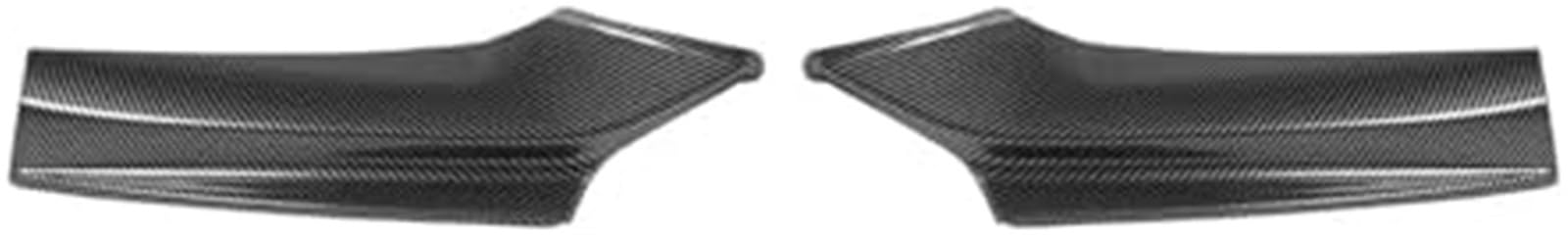 ZAPYVET Splitter, for BMW, 5er F10 F11 Sport 2010-2016 Paar Frontspoilerlippenspoiler Reduzieren den Windwiderstand Stoßstangenecksplitter Lippensplitter(Schwarz) Auto-Spoiler-Splitter(Black Carbon) von ZAPYVET