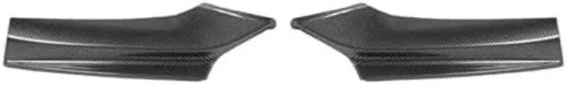ZAPYVET Splitter, for BMW, 5er F10 F11 Sport 2010-2016 Paar Frontspoilerlippenspoiler Reduzieren den Windwiderstand Stoßstangenecksplitter Lippensplitter(Schwarz) Auto-Spoiler-Splitter(Black Carbon) von ZAPYVET