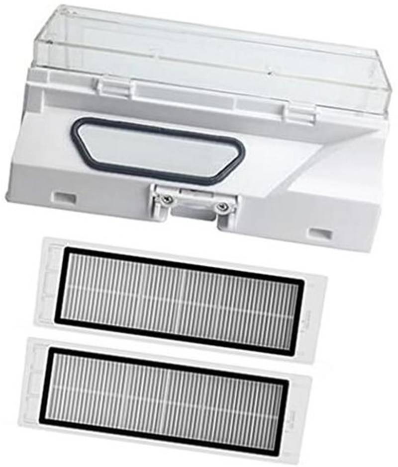 ZAPYVET Staubbehälter und 2 Filter-Kits for Xiaomi Roborock S50 S51 S52 S53 S55 T6 T61 T65 Staubsauger-Ersatzteile Roboterstaubsauger-Ersatzset von ZAPYVET