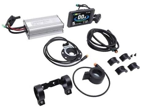 ZAPYVET Umrüstsatz for Elektroroller mit bürstenlosem Motor, LCD-Farbanzeige, wasserdichter Controller mit Daumengashebel, for Radfahrer Elektroroller-Controller von ZAPYVET