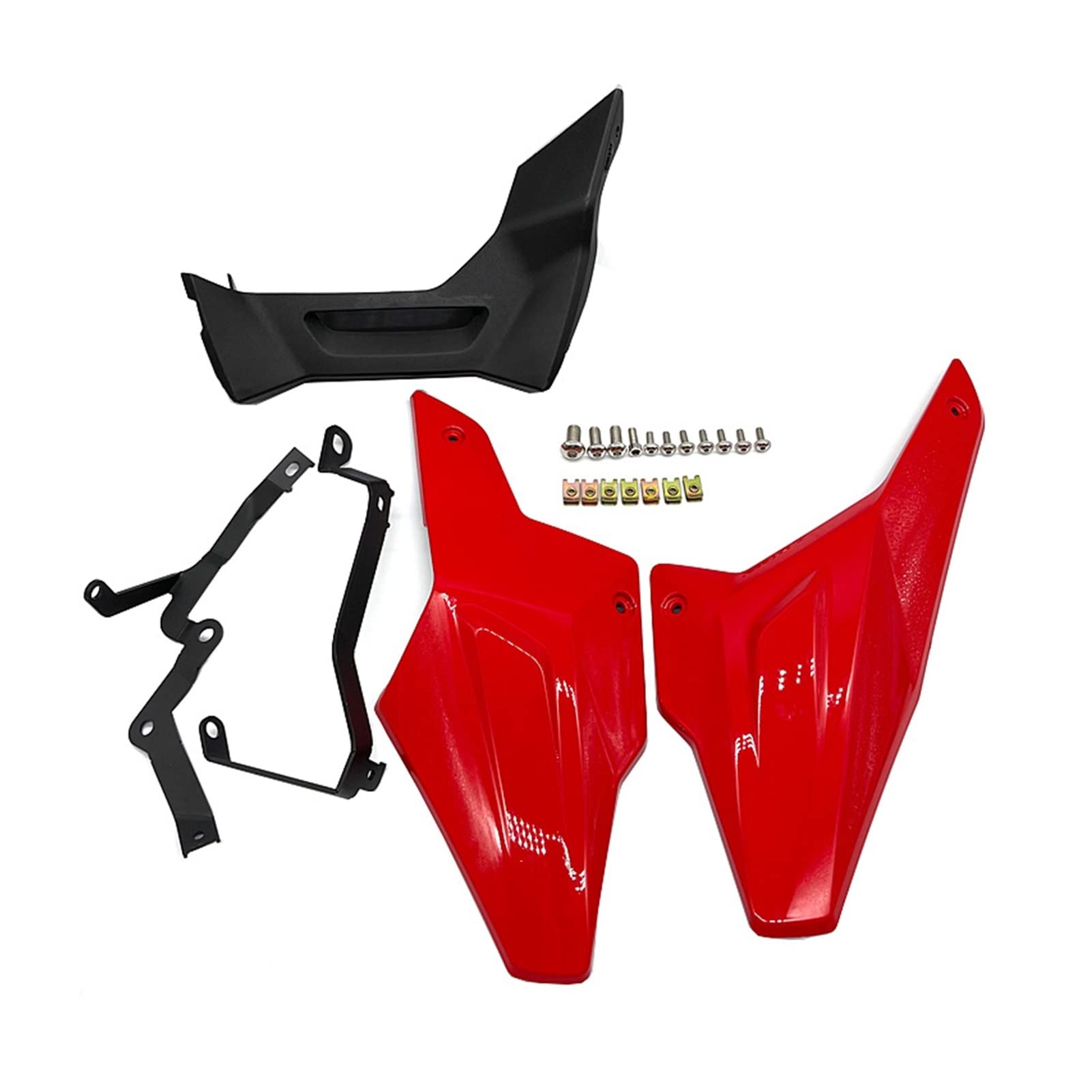 ZAPYVET Unterer Motorchassisschutz, Unterfahrschutz, Spoiler, Expeditionsabdeckung, Bauchwannenschutz, for, F900R F900XR 2020 2021 Motorrad-Chassisschutz(Red) von ZAPYVET