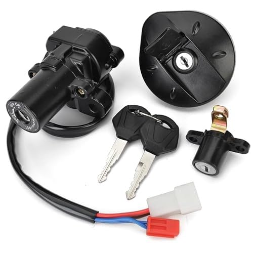 ZAPYVET Zündschalter Tankdeckel, for Sitz, Schlossschlüsselsatz, for XT660 XT660R XT660X XT 660 660R 660X 2004-2011 2014 Motorrad-Zündschalter von ZAPYVET