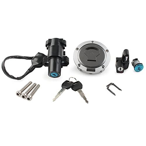 ZAPYVET Zündschloss-Kit Zündschalter Tankdeckel, for Sitz, Schloss mit Schlüsselsatz Ersatz, for CRF250 CRF250RL Rally 2017 2018 2019 2020 Motorrad-Zündschalter von ZAPYVET
