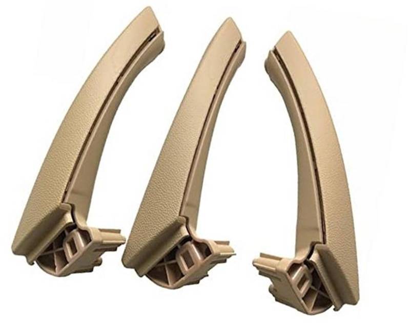 ZAPYVET for, 3er E90 E91 E92 316i 318i 320 325 328i Vorne Hinten Links Rechts Innen Beifahrertürgriff Komplettset Auto-Innentürgriff(Beige) von ZAPYVET
