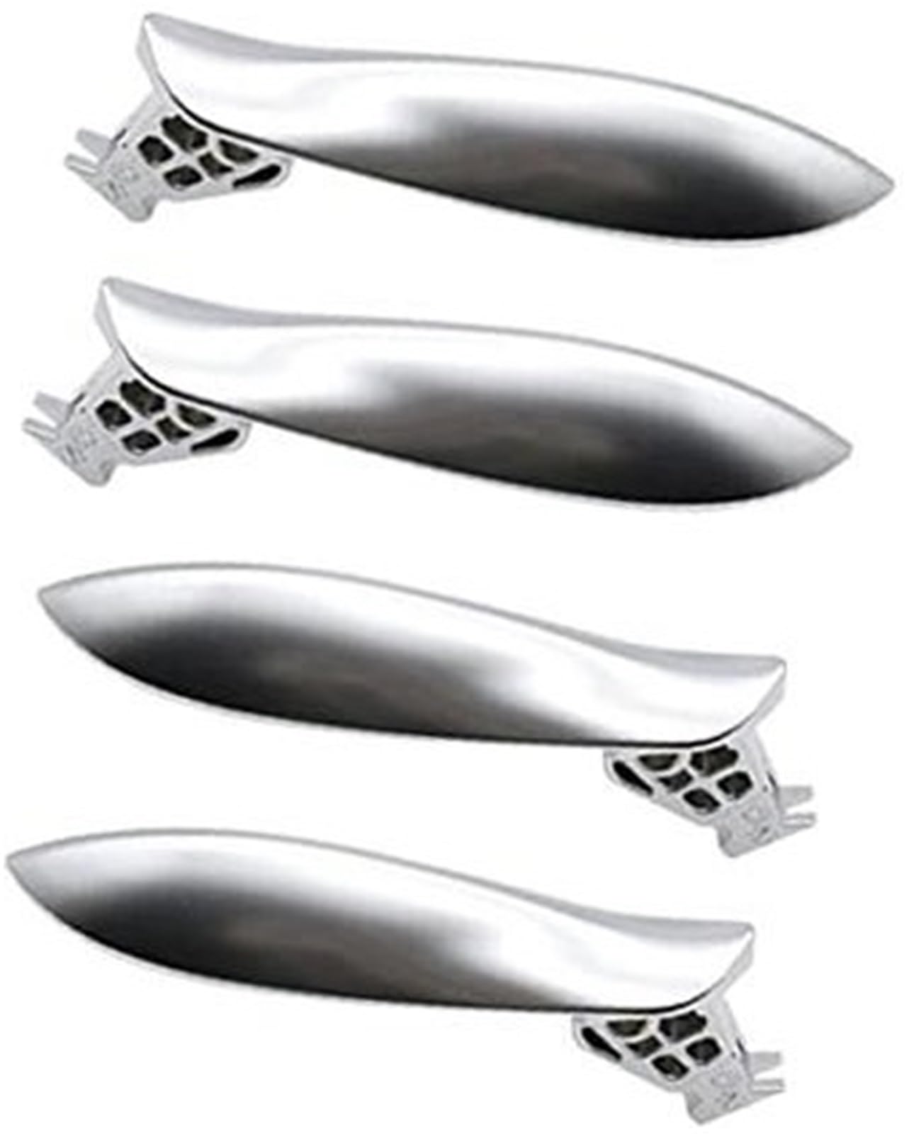 ZAPYVET for, 5er F10 F11 F18 520i 523i 525i 528i 535i 2010–2017, Auto-Links-Rechts-Innentür, verchromter Öffnungsgriff Auto-Innentürgriff(Black 4pcs) von ZAPYVET