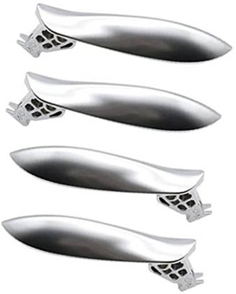 ZAPYVET for, 5er F10 F11 F18 520i 523i 525i 528i 535i 2010–2017, Auto-Links-Rechts-Innentür, verchromter Öffnungsgriff Auto-Innentürgriff(Black 4pcs) von ZAPYVET