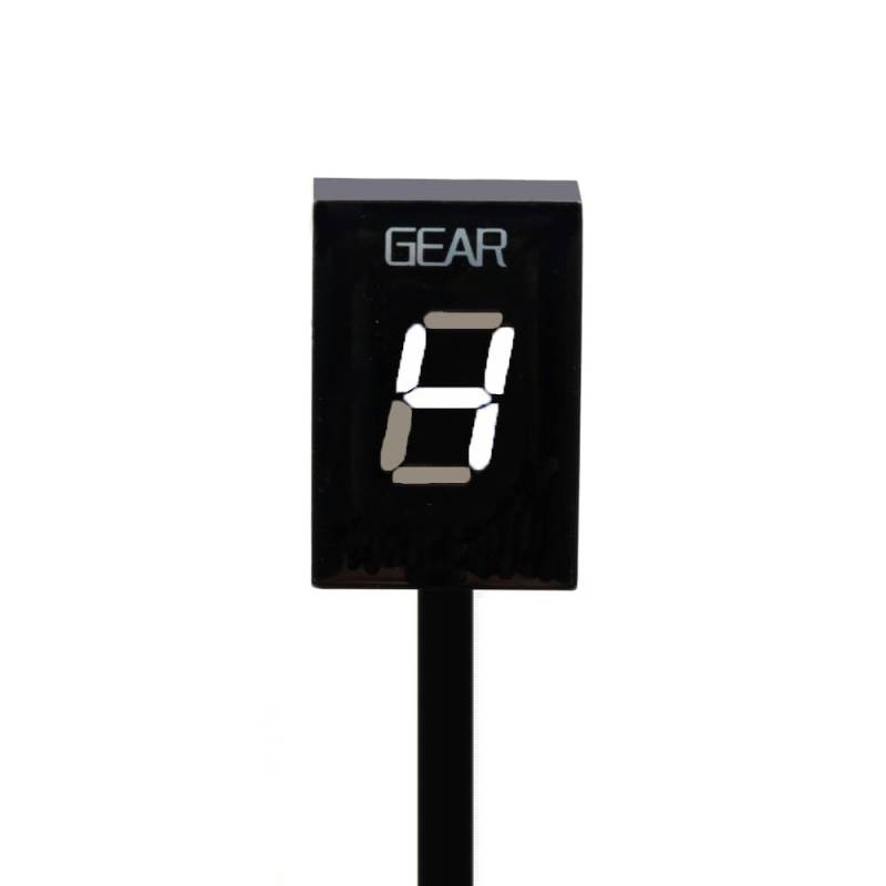 ZAPYVET for, for V-Star V Star Warrior 2002–2010 2011 2012, Motorrad-Sonderzubehör, Anzeigeanzeige, 1–6 Gang-Geschwindigkeitsmesser Motorrad-Ganganzeige(White) von ZAPYVET