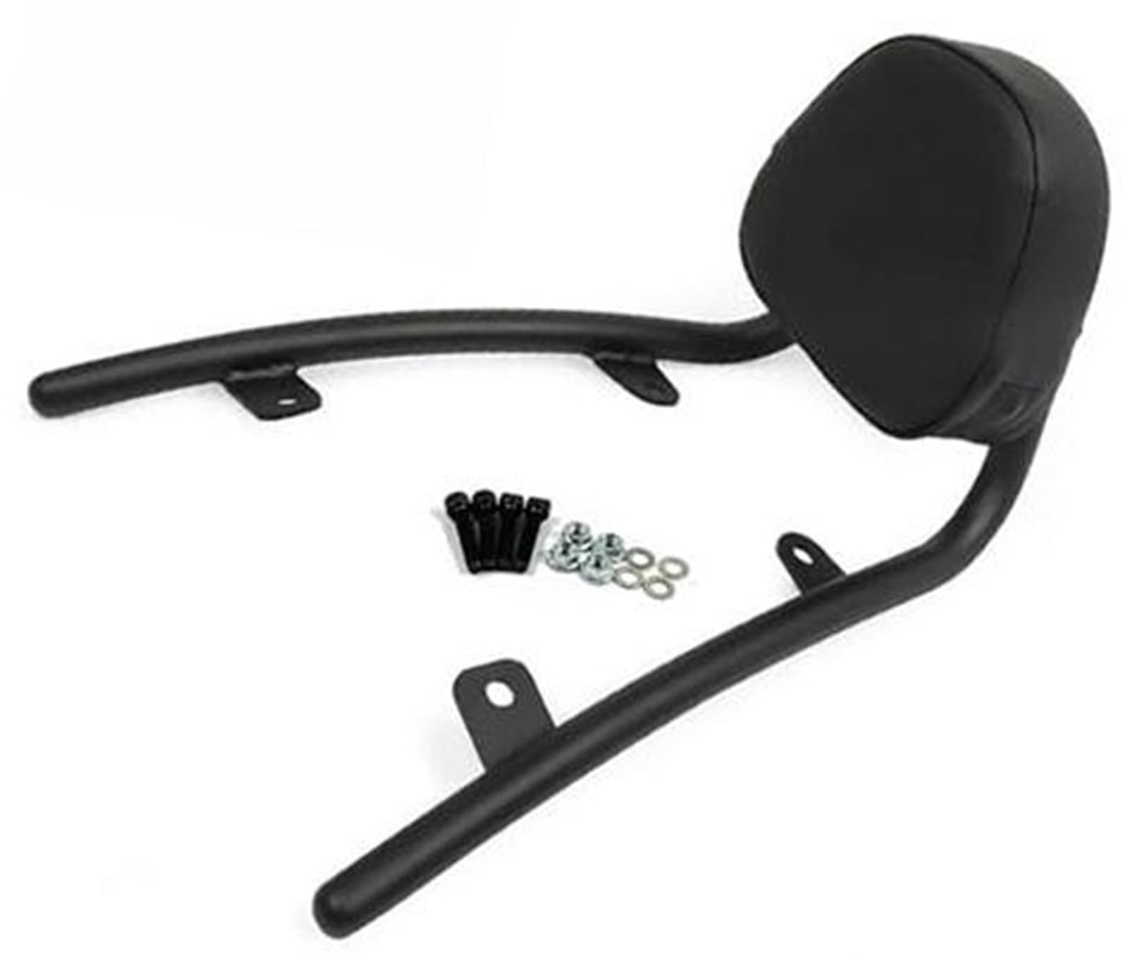 ZAPYVET for Fury VT1300CX VT 1300 CX 2010–2021 Motorrad-Beifahrer-Rückenlehne Sissy Bar mit Gepäckträger-Rückenlehne Motorrad-Topcase-Gepäckträger(Black) von ZAPYVET