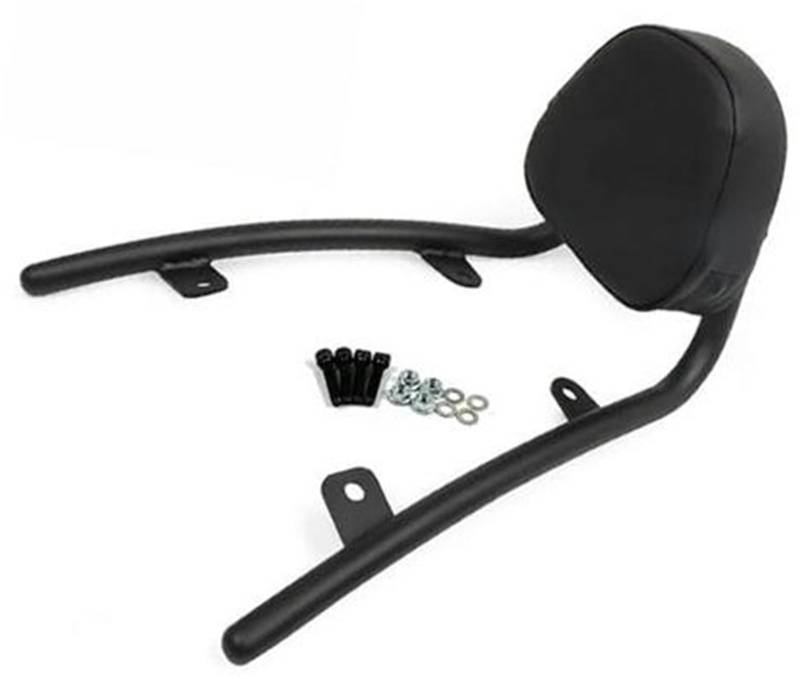 ZAPYVET for Fury VT1300CX VT 1300 CX 2010–2021 Motorrad-Beifahrer-Rückenlehne Sissy Bar mit Gepäckträger-Rückenlehne Motorrad-Topcase-Gepäckträger(Black) von ZAPYVET