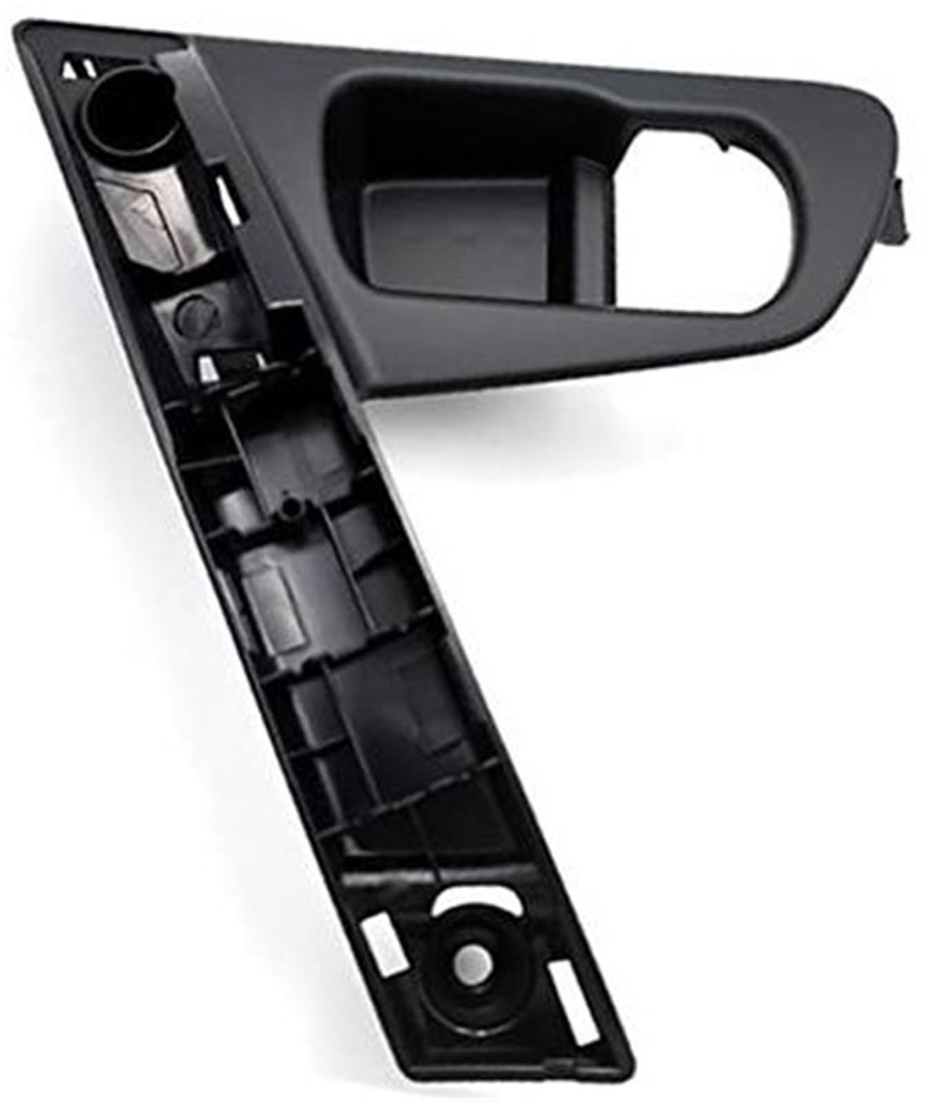 ZAPYVET for Nissan, for Qashqai, J10 2007-2015 Autotürgriffbasis Innengriff Silbergriff ABS-Abdeckung Auto-Innentürgriff(Black Right Handle 1pcs) von ZAPYVET