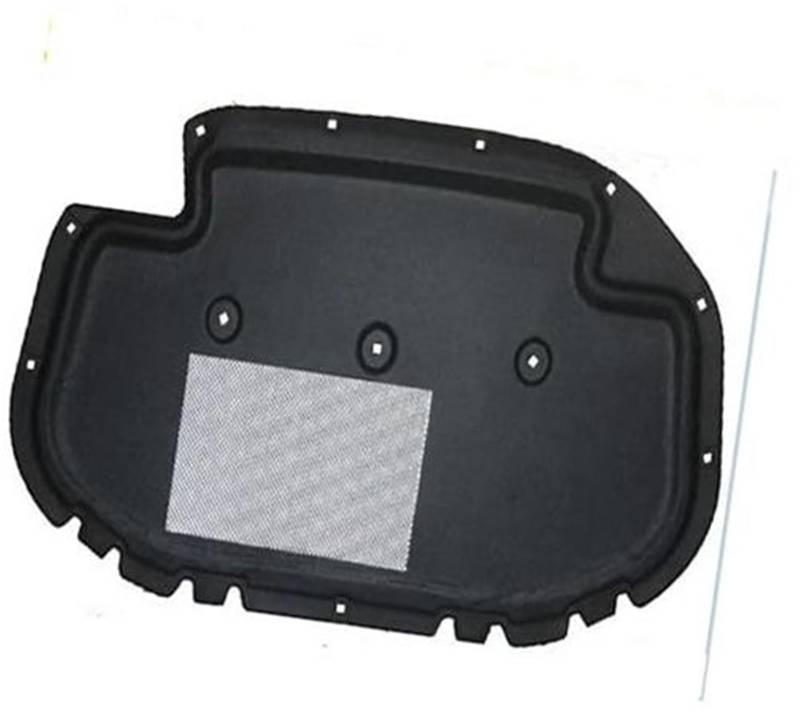 ZAPYVET for VW, for Golf, 7 Motorhaube Schalldämmung Baumwolle Motorhaube Schalldämmung Baumwolle Wärmedämmung des Motorraums(Black 2) von ZAPYVET