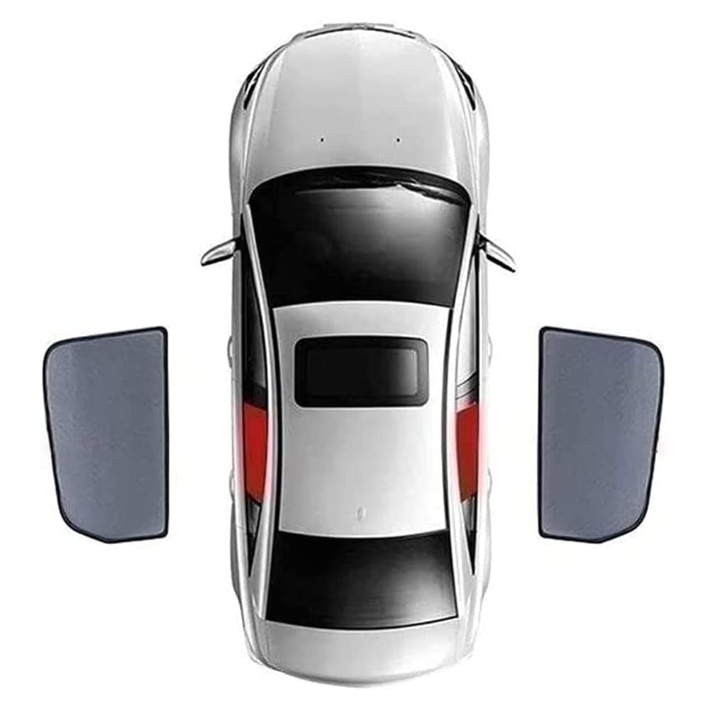 Auto Seitenfenster Sonnenschutz für Mercedes-Ben-z GLB X247 2019-2021,Magnetischer Front Heck Seitenscheibe Visier Auto Mesh Sonnenblende Sommerschutz,B/2reardoors von ZARADU
