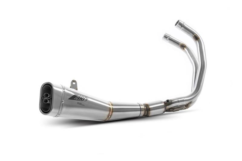 Sport Auspuff Komplettanlage +Kat ZARD Edelstahl Yamaha MT-07 / Tracer 700 Bj. 2017-2020 EURO-4 +ABE von ZARD
