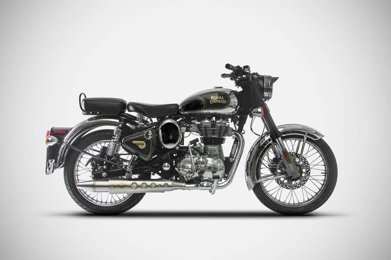Sport Auspuff ZARD Conical Edelstahl Royal Enfield Classic 500 EFI Bj.2018-2020 +ABE von ZARD