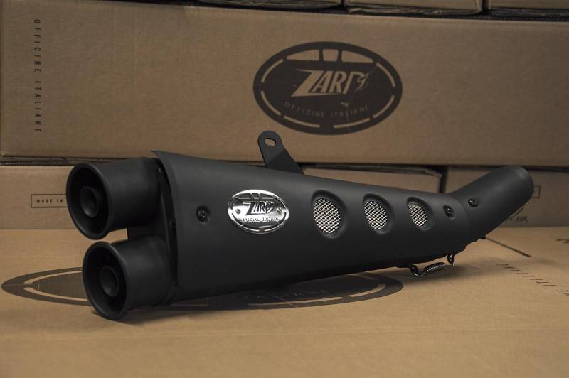 Sport Auspuff ZARD Edelstahl BLACK "Special Edition" Ducati Monster 797 Bj. 2017-2019 EURO-4 +ABE von ZARD