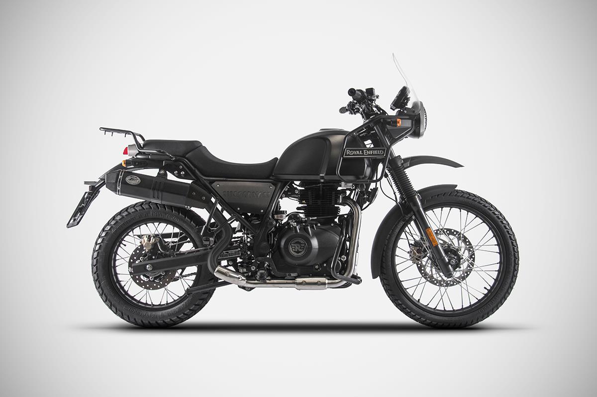 Sport Auspuff ZARD High-Up BLACK Royal Enfield Himalayan 400 Bj.2021-2022 eintragungsfrei EURO-5 Sport Auspuff ZARD High-Up BLACK Royal Enfield Himalayan 400 Bj.2021-2022 eintragungsfrei EURO-5 von ZARD