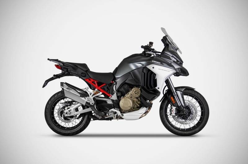 Sport Auspuff ZARD Titan m. Carbonendkappe Ducati Multistrada V4 / V4 S Bj.2021-2023 EURO5 +ABE von ZARD