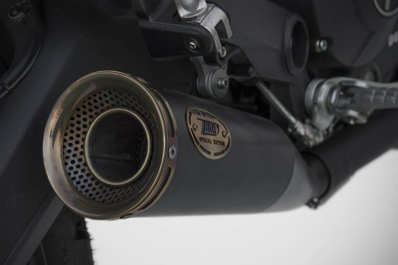 Sport Auspuff ZARD ZUMA Edelstahl BLACK Ducati Scrambler 800 Bj. 2020-2022 EURO-5 eintragungsfrei von ZARD