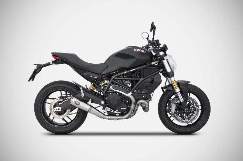 Sport Auspuff ZARD ZUMA Edelstahl Ducati Monster 797 Bj. 2017-2020 EURO-4 +ABE von ZARD