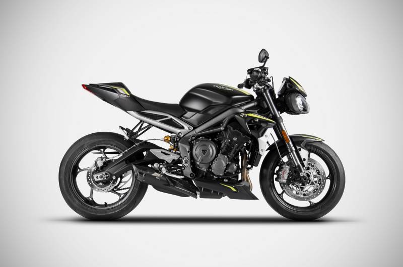 ZARD Conical BLACK Sport Auspuff Triumph Street Triple 765 R/RS Bj.2020-2022 EURO-5 eintragungsfrei von ZARD