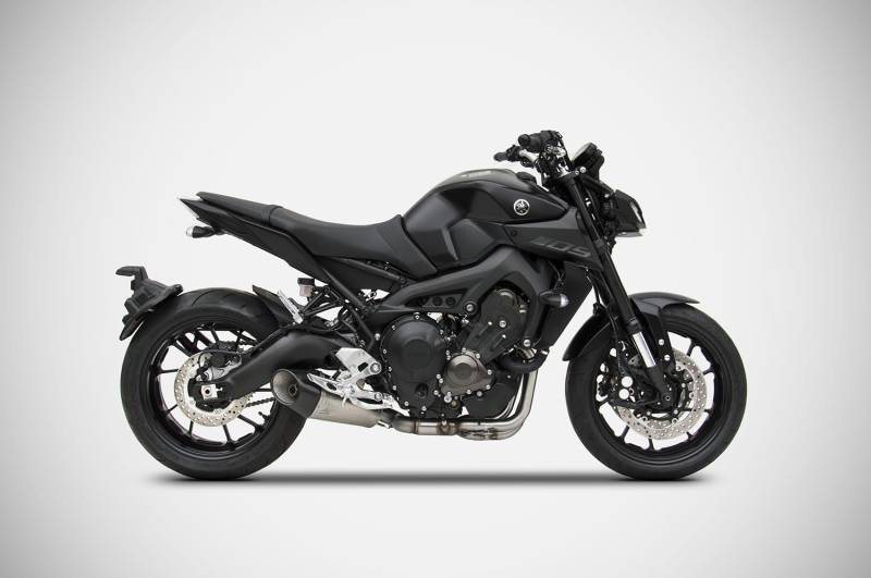 ZARD Sport Auspuff Komplettanlage mit Kat Edelstahl Yamaha MT-09/ Tracer 900 Bj.2017-2020 EURO4 +ABE von ZARD