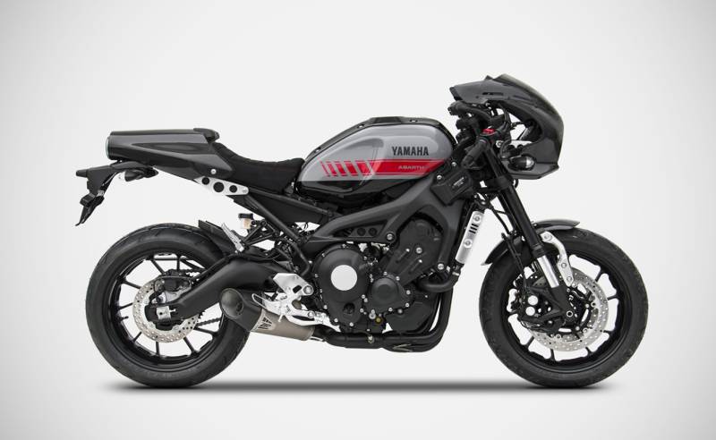 ZARD Sport Auspuff Komplettanlage mit Kat Edelstahl Yamaha XSR 900 Bj. 2017-2020 EURO-4 +ABE von ZARD