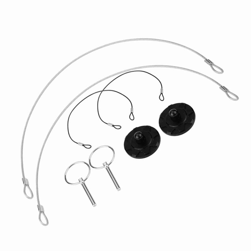 Hochleistungs-CNC Billet Hood Pin Lock-Set mit Rennspiegelfunktion Schwarzer Aluminium-Finish 2PCs für Verbesserte Fahrzeugsicherheit und -stil (BLACK) von ZASCHMOY