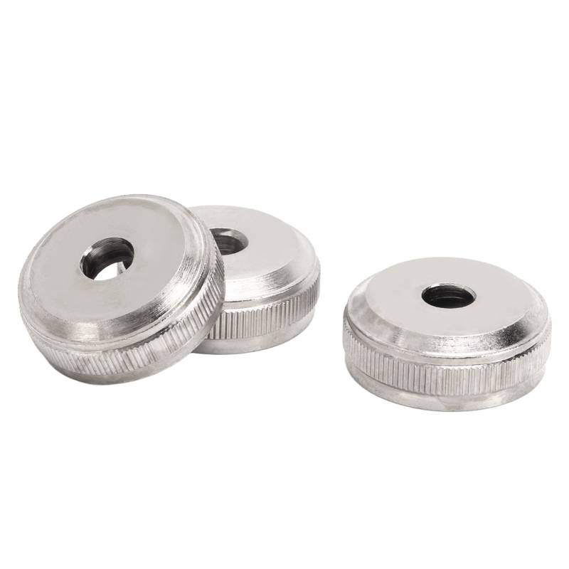 Langlebige Silber -Trompetenventilkappe Set Schraubkolben Ersatz Metall 3PCs Verbesserung der Wichtigsten Genauigkeit, die Leicht zu Speichern und Zur Reparatur von Musikinstrumenten zu Tragen zu von ZASCHMOY