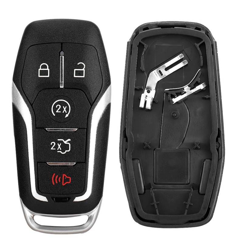 Premium 5 Button Keyless Entry Auto Remote Key FOB-Hülle Anpassung für Langable Ersatzschlüssel FOB Abdeckung Schutzschlüsselschale von ZASCHMOY