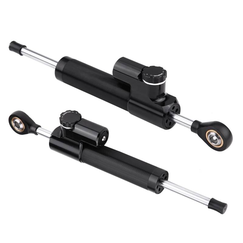 Universal Motorradlenker Lenkung Dämpfer Stabilisator Aluminium CNC CNC Bearbeitete Anodierte Oberflächenleichterungskonstruktion Umgekehrte Sicherheitskontrolle für die Meisten Motorräder Umgekehrt von ZASCHMOY