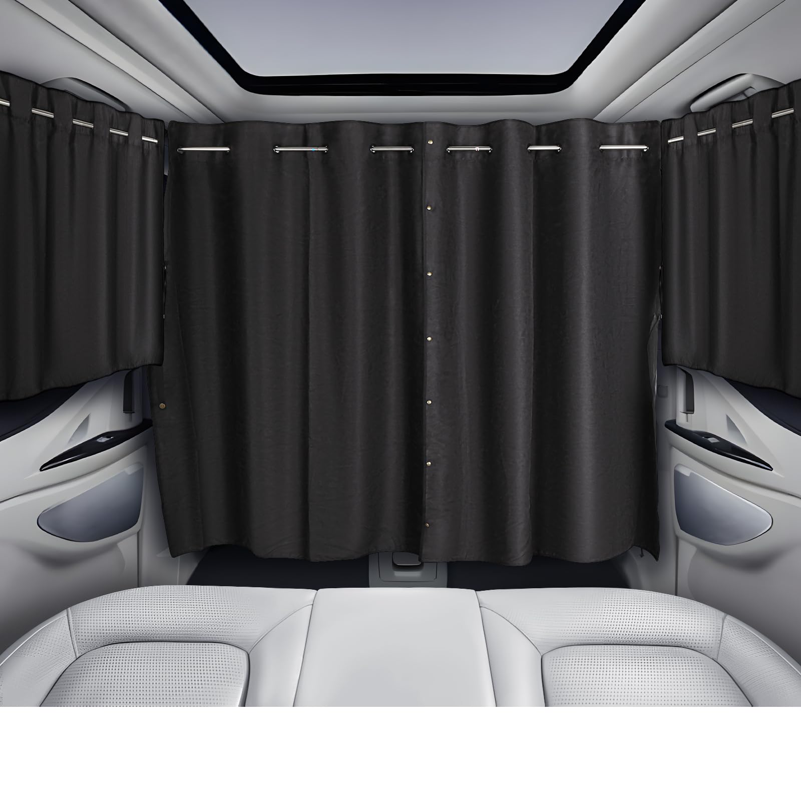 ZATOOTO Auto Camping Vorhang 3er Set, Sichtschutz Auto Trennvorhang Sonnenschutz Fenster Verdunkelung, Camper Vorhänge für Reise Im Auto Schlafen, Groß 180 * 126cm ZATOOTO Auto Camping Vorhang 3er Set, Sichtschutz Auto Trennvorhang Sonnenschutz Fenster Verdunkelung, Camper Vorhänge für Reise Im Auto Schlafen, Groß 180 * 126cm von ZATOOTO
