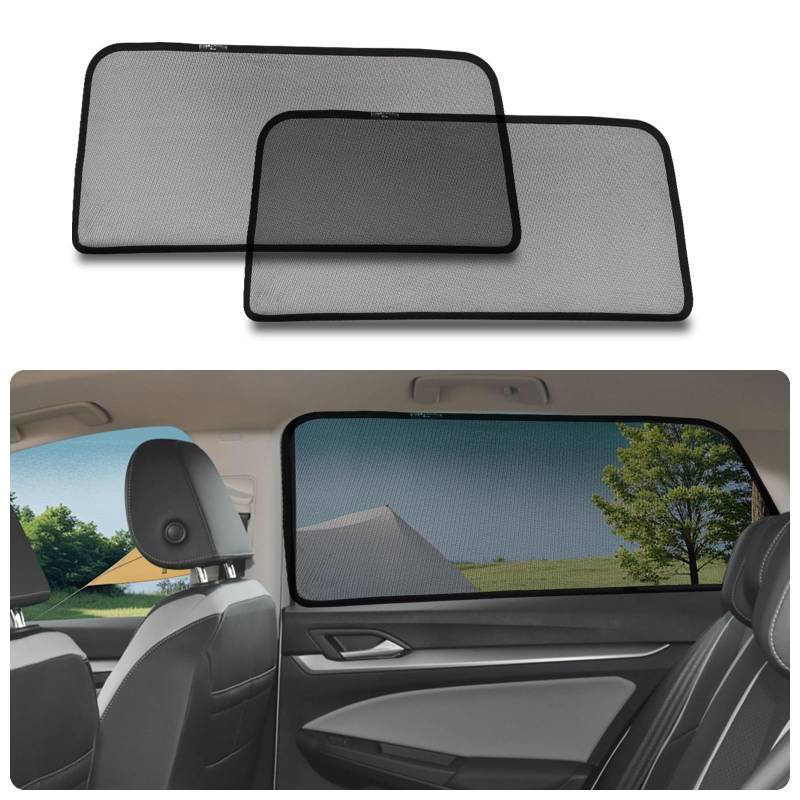 ZATOOTO Auto Sonnenschutz Seitenscheibe des VW Golf 7 2015-2021, Schützt vor Sonneneinstrahlung und UV-Strahlen, Magnetisch Befestigbar und Faltbar von ZATOOTO