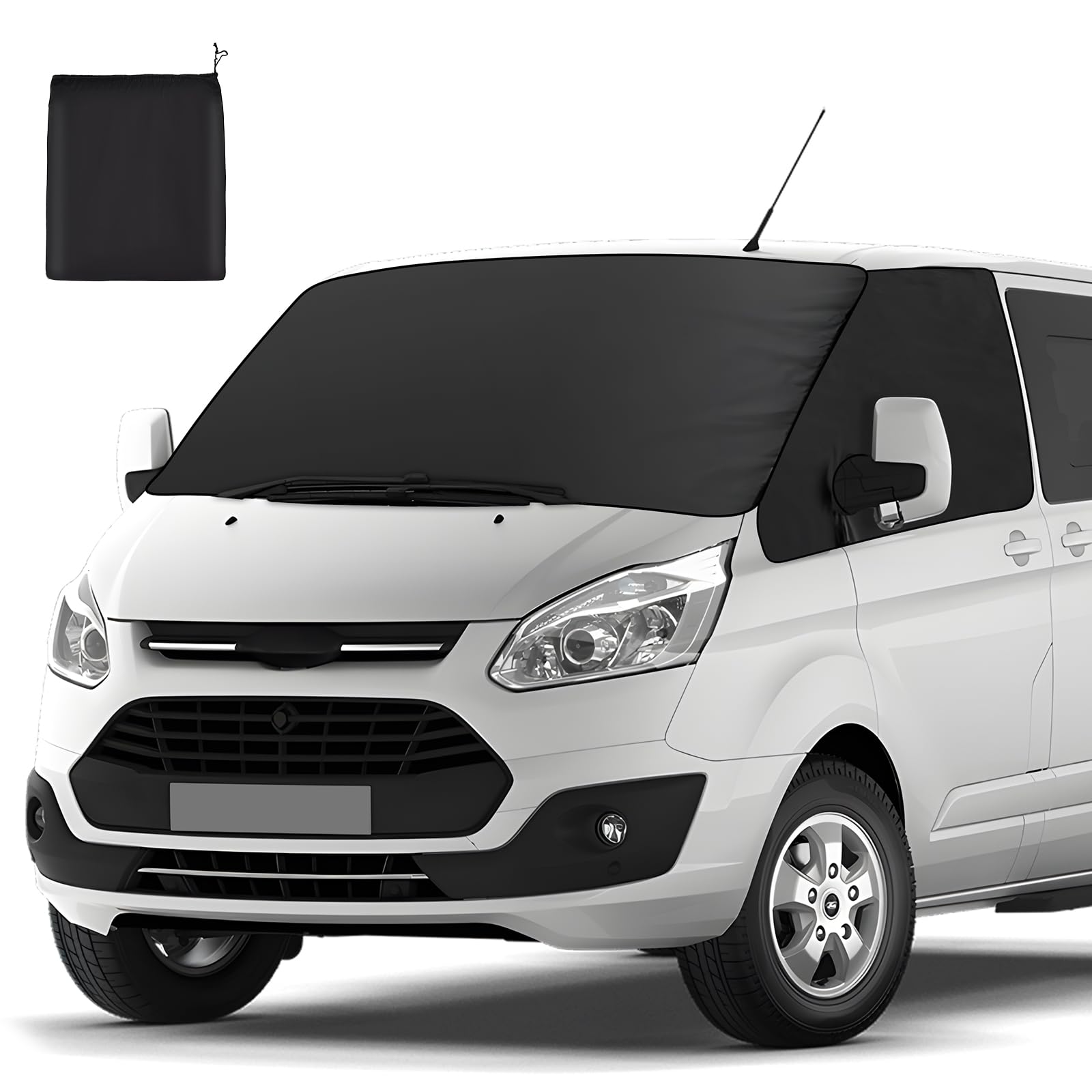 ZATOOTO Auto Windschutzscheiben Abdeckung für Ford Transit Custom, 600D Oxford Wasserdicht Frontscheibe Sonnenschutz, Frontscheibenabdeckung Blackout, Anti-UV/Frost/Ice/Staub ZATOOTO Auto Windschutzscheiben Abdeckung für Ford Transit Custom, 600D Oxford Wasserdicht Frontscheibe Sonnenschutz, Frontscheibenabdeckung Blackout, Anti-UV/Frost/Ice/Staub von ZATOOTO