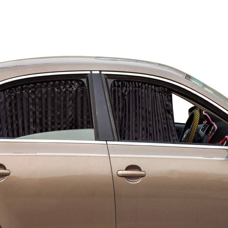 ZATOOTO Sonnenschutz fürs Personenkraftwagen, Auto Vorhang, Sonnenschutz Magnetisch für UV-Schutz, Hitzeschutz, 2 Stück, Schwarz von ZATOOTO