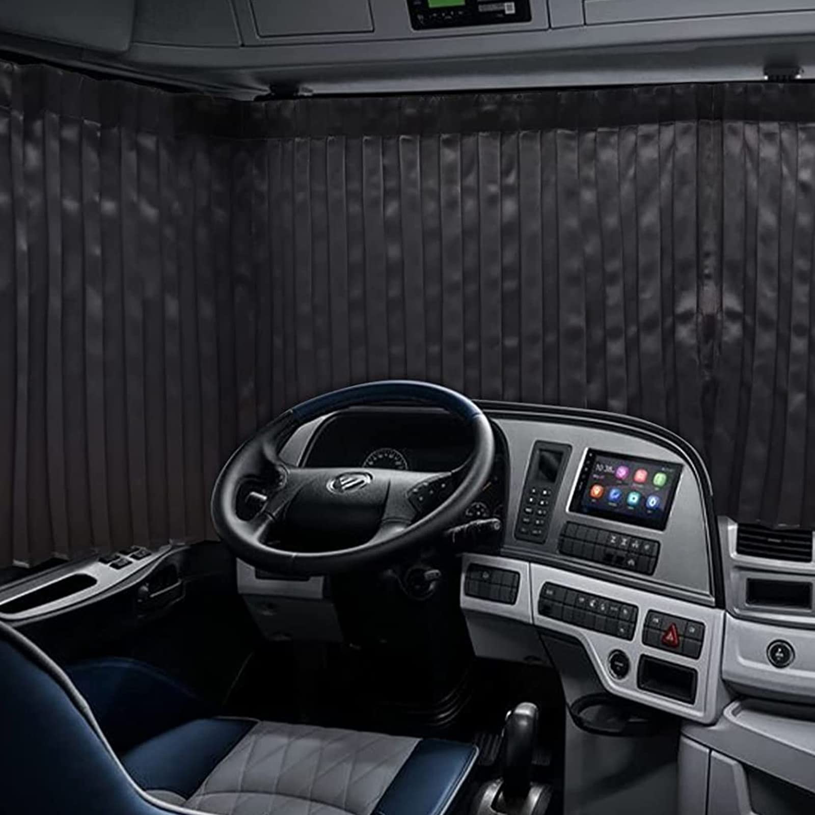 ZATOOTO Vorhänge für LKW 2 Stück, LKW Gardinen Schwarz, Vorhangfalten, Jalousien zum Schlafen im Auto, Blackout-Sonnenlicht, Privatsphäre, Breite 94,4 x Länge 35,4 Zoll (240 x 90 cm), Haken Enthalten ZATOOTO Vorhänge für LKW 2 Stück, LKW Gardinen Schwarz, Vorhangfalten, Jalousien zum Schlafen im Auto, Blackout-Sonnenlicht, Privatsphäre, Breite 94,4 x Länge 35,4 Zoll (240 x 90 cm), Haken Enthalten von ZATOOTO