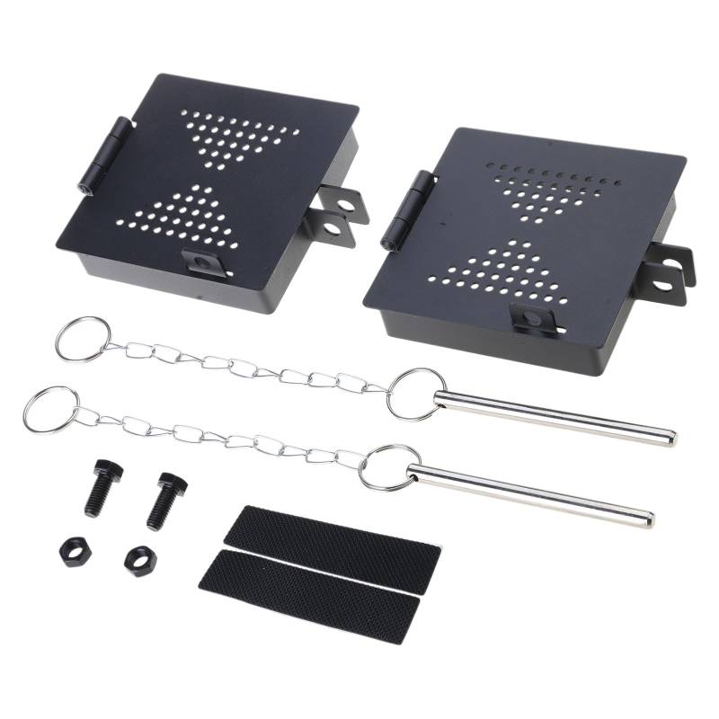 ZBIianxer 4 Zoll Quadrat Stoßstangen Endkappen Stoßstecker Endkappen Deckungen Ersatzzubehöranhänger Quadratschwerabdeckung Abdeckungen von ZBIianxer