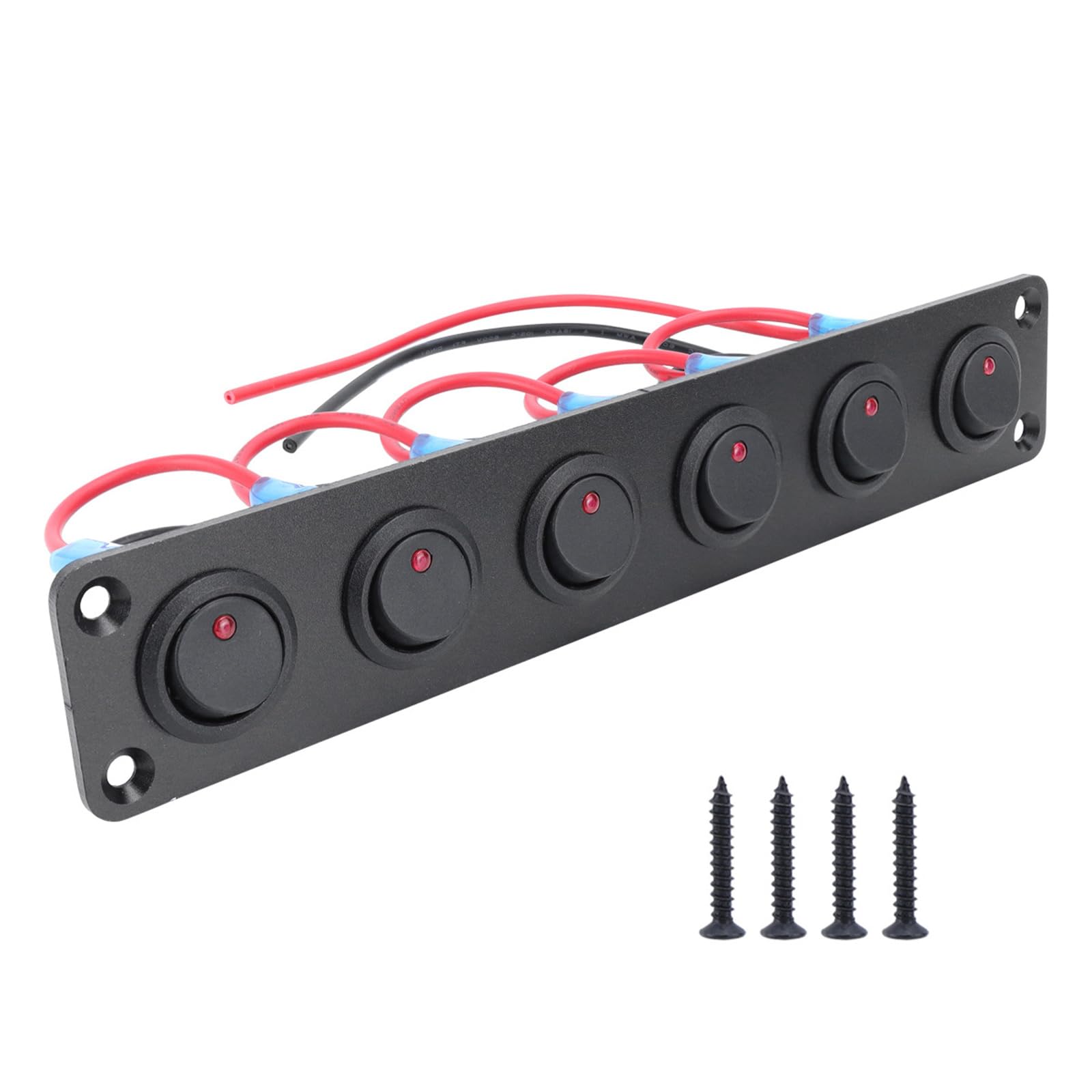ZBIianxer Automobil Marine Red LED Kippschalter Schalter 20A 12 V Geeignet Für Boot Dashboard Control Einfacher Installation Wasserdicht ZBIianxer Automobil Marine Red LED Kippschalter Schalter 20A 12 V Geeignet Für Boot Dashboard Control Einfacher Installation Wasserdicht von ZBIianxer
