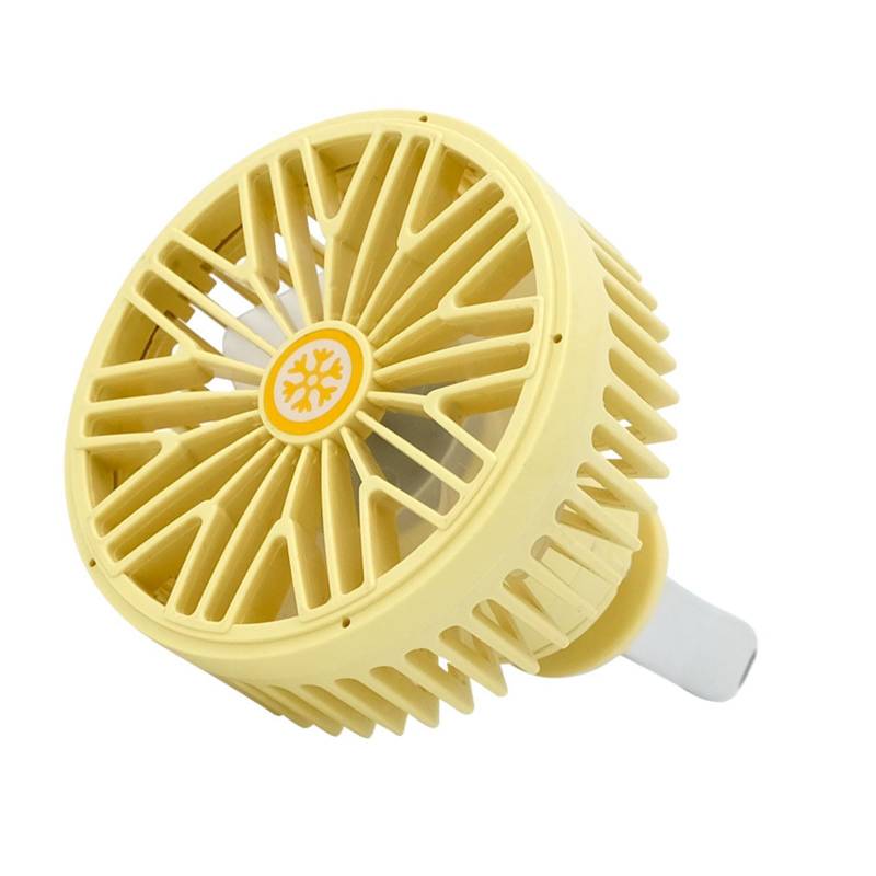 ZBIianxer Autoventilator 360 Grad Rotatable Coole Farbenfrohe LED Leuchten USB Angetriebenes Auto Leistungsstarker Kühlluftventilator Für Autoentlüftung von ZBIianxer
