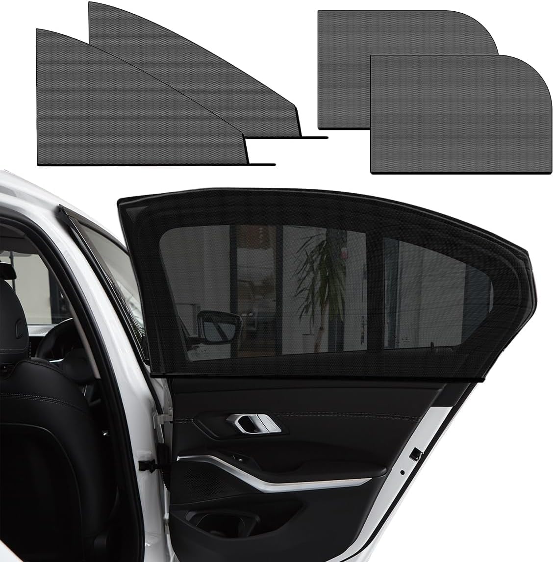 4 Stück Sonnenschutz Auto Baby für VW Caddy Maxi 2k ab Bj.2010-2015,elastizitä Sonnenblende Auto Netz,reduziert wärme und uv-Strahlung,insektenschutz autofenster 4 Stück Sonnenschutz Auto Baby für VW Caddy Maxi 2k ab Bj.2010-2015,elastizitä Sonnenblende Auto Netz,reduziert wärme und uv-Strahlung,insektenschutz autofenster von ZBYFCLK