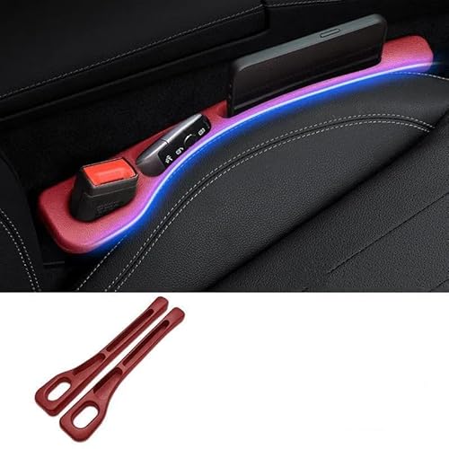 2 Stück Autositz Lückenfüller für Audi TT Coupe (8J) 2010-2014 Aufbewahrungsbox für Autositze Upgraded Autositz Gap Organizer Storage Box AutoOrganizerZubehör,Re-d von ZBYFCLK