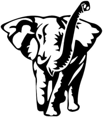 ZCHZCS 3ps Autoaufkleber Elefant -Aufkleber 15,1 * 17,2 cm von ZCHZCS
