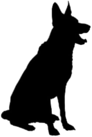 ZCHZCS 3ps Hund Lustiger Autoaufkleber Vinyl -Aufkleber Schwarzer Auto -Autoaufkleber Für Auto Stoßfänger Fenster Autodekor 15 * 22 cm Autoaufkleber Auto Aufkleber Autoaufkleber von ZCHZCS