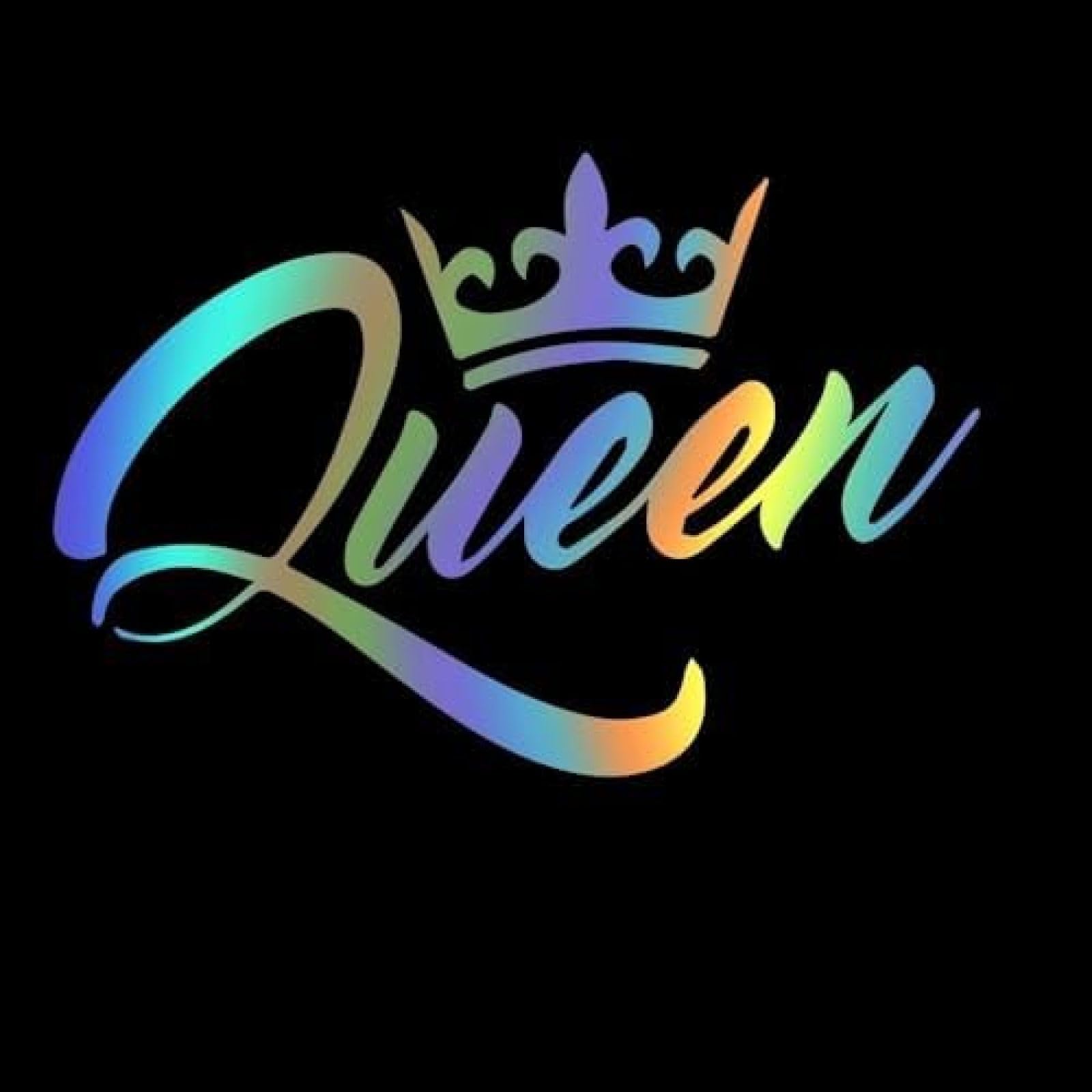 ZCHZCS Art Design Queen Car Aufkleber Vinyl Aufkleber Dekoratives Auto Styling DIY Stoßfänger Heckscheibe (Farbe: C, Größe: 15 cm) von ZCHZCS