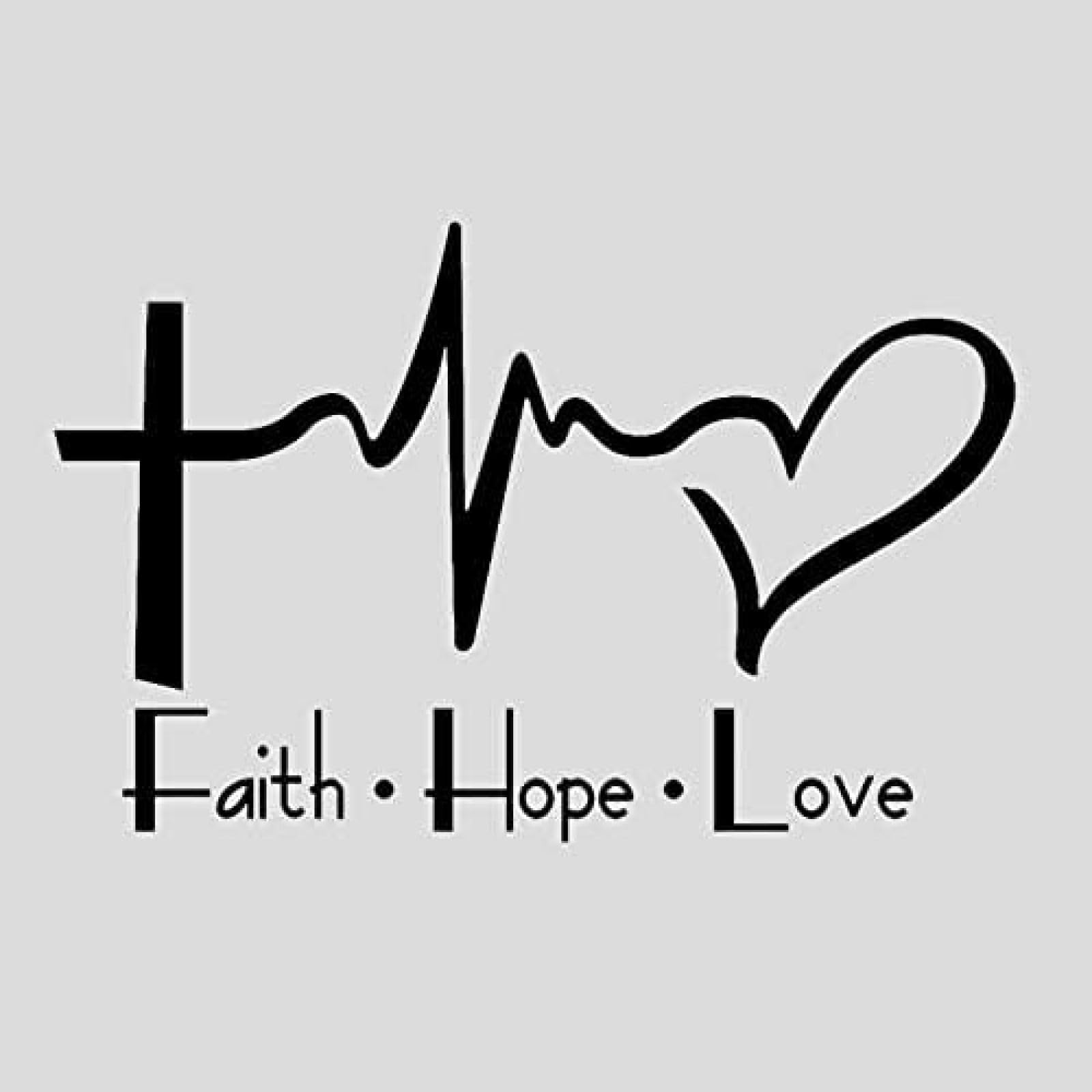 ZCHZCS Auto Aufkleber Lustiger Glaube Hoffnung Liebe Cartoon Jesus Christian Fenster Körperdekoration Vinyl Aufkleber 3PS ZCHZCS Auto Aufkleber Lustiger Glaube Hoffnung Liebe Cartoon Jesus Christian Fenster Körperdekoration Vinyl Aufkleber 3PS von ZCHZCS