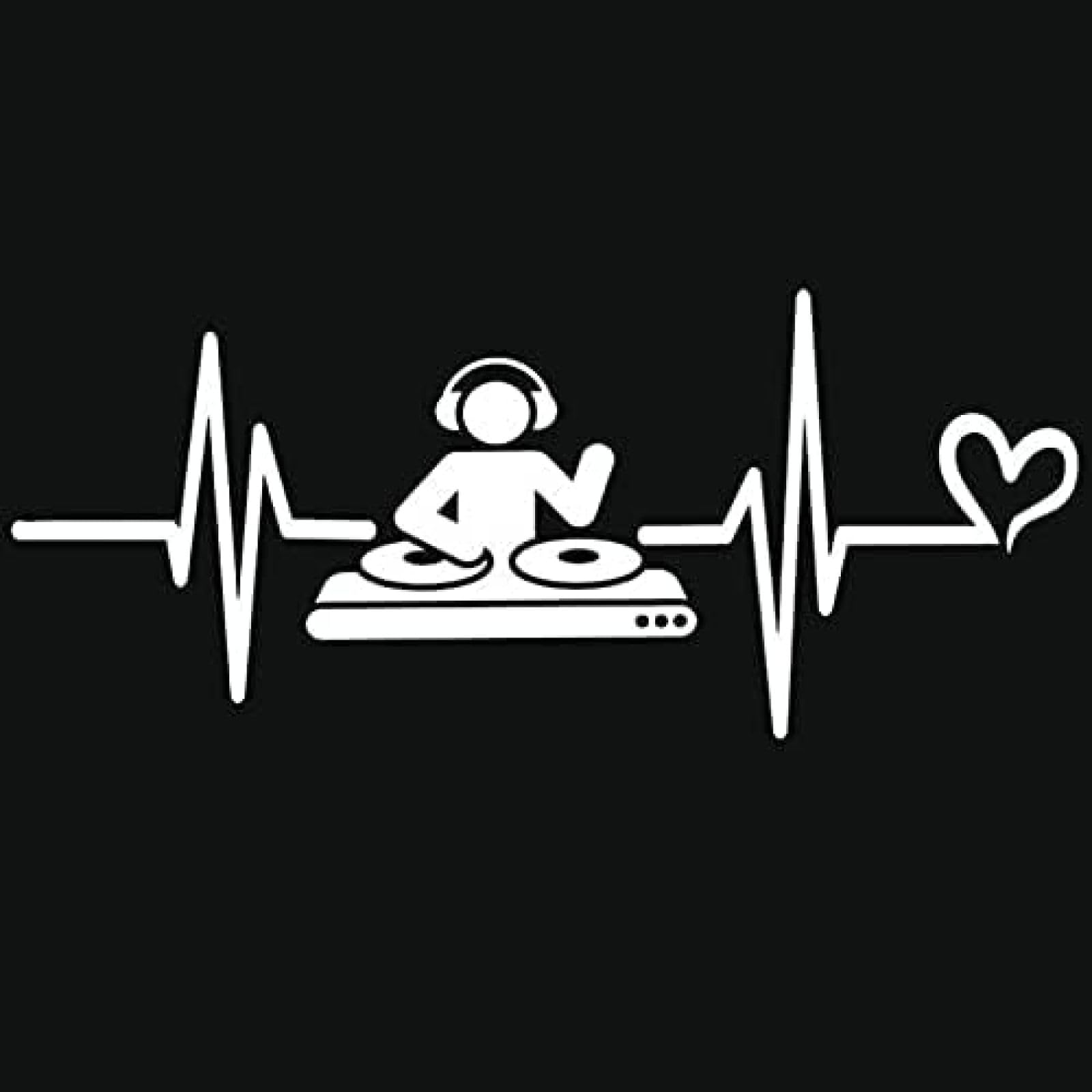 ZCHZCS Car Sticker Musikliebhaber Herzbeat Kopfhörer Autoaufkleber PVC Stoßfänger Fensterzubehör wasserdichte Autoaufkleber 3PS ZCHZCS Car Sticker Musikliebhaber Herzbeat Kopfhörer Autoaufkleber PVC Stoßfänger Fensterzubehör wasserdichte Autoaufkleber 3PS von ZCHZCS