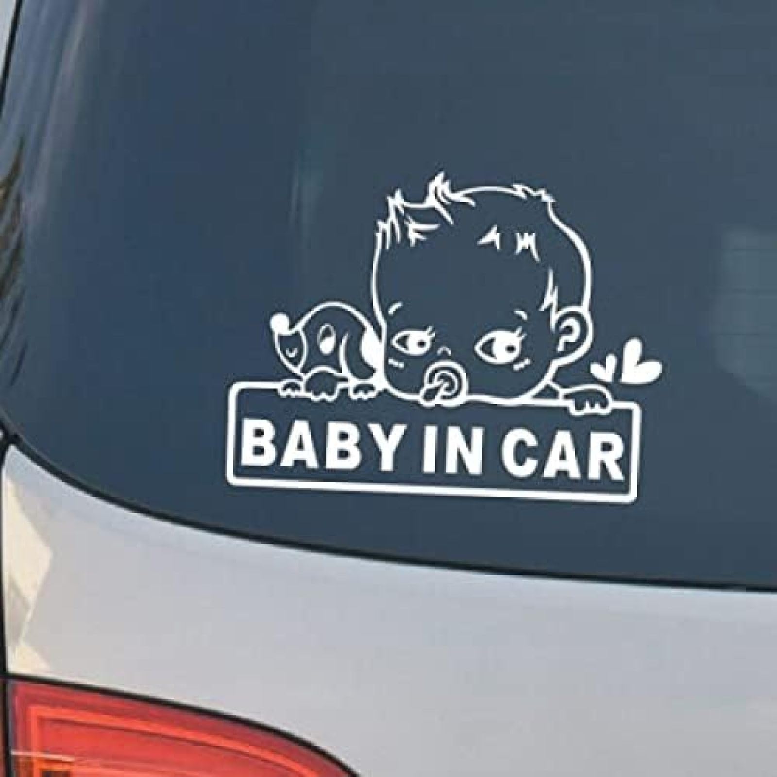 ZCHZCS Klebstoffe Babycar Kleberkleber Es Gibt Aufkleber Für Kinderwagen In Autos Reflektierende Aufkleber Für Heckfensterfenster, 30 X 22,4 Reflektierendes Silber 3PS ZCHZCS Klebstoffe Babycar Kleberkleber Es Gibt Aufkleber Für Kinderwagen In Autos Reflektierende Aufkleber Für Heckfensterfenster, 30 X 22,4 Reflektierendes Silber 3PS von ZCHZCS