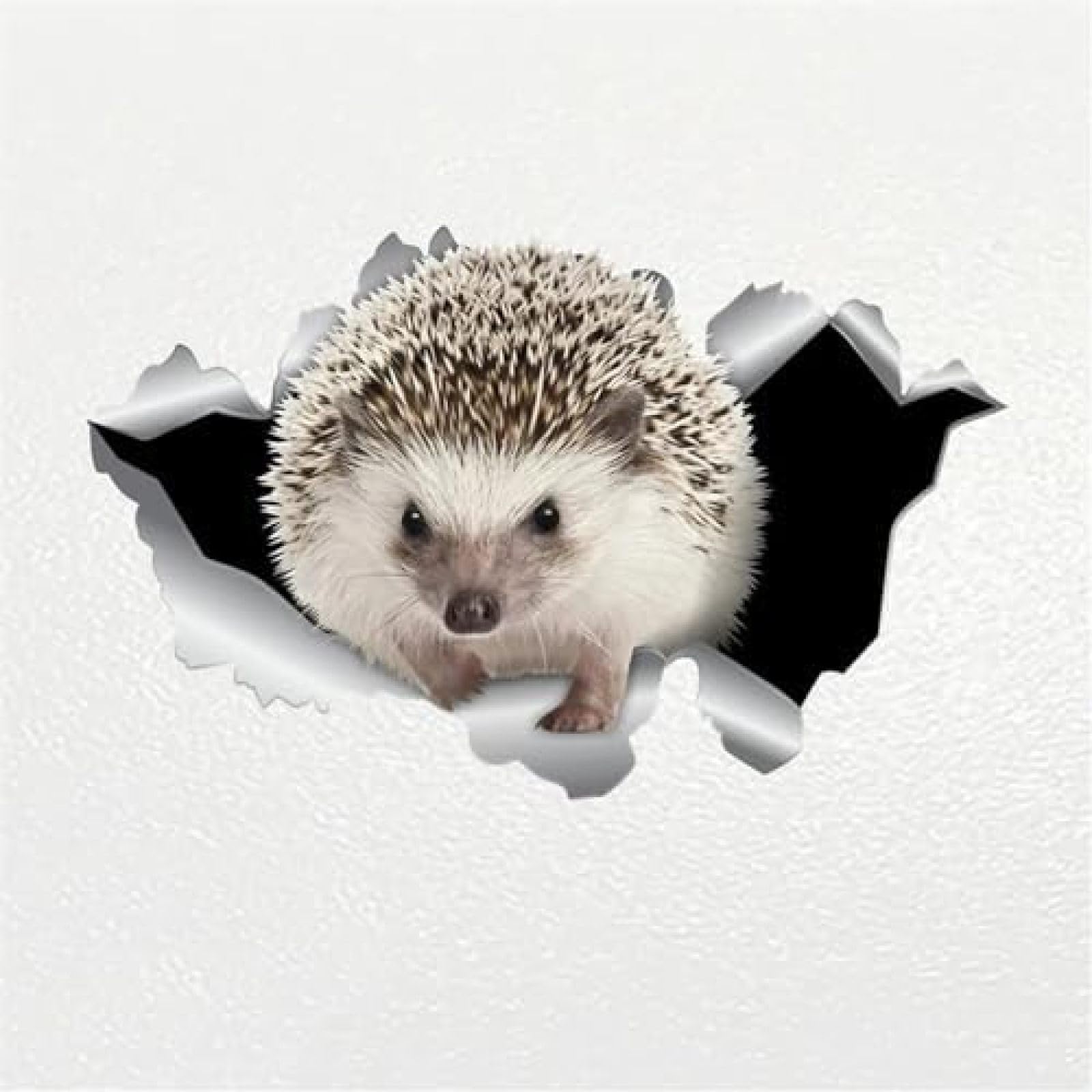 ZCHZCS Niedliche Hedgehog -Haustier -Auto -Aufkleber -Persönlichkeit Vinyl Aufkleber Dekor Auto Styling Stoßfänger Heckscheibe (Größe: 20 cm) von ZCHZCS