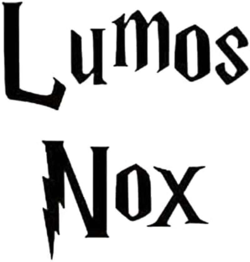 ZCHZCS Tradecat-Aufkleber Für Lumos- Und Nox-Lichtschalter, Folie, Mattschwarz, 15 X 0,1 X 14 cm, Dekorativ Für Schalter, Selbstkleber von ZCHZCS