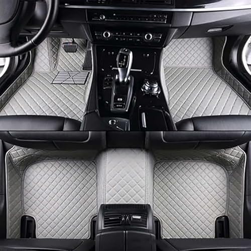 All Inclusive Auto FußMatten Passend für Citroen C5 aircross 2017-2023, Linkslenker Leder Bodenmatte Autoinnenmatten ZubehöR,C-normal von ZCJBLC